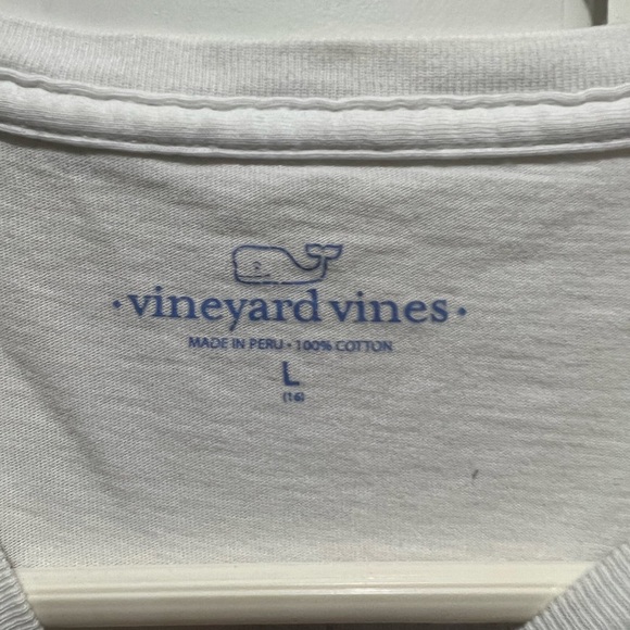 Vineyard Vines Irish Shamrock ☘️ 🇮🇪 Ireland Flag Boys Short Sleeve Tee Size L - Picture 3 of 5